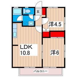 ほうれん荘Ｂの物件間取画像